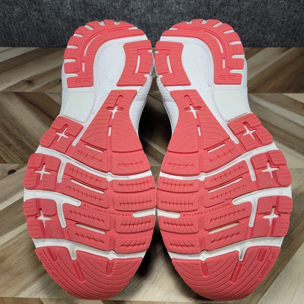 Brooks Adrenaline GTS 22 Shoes Women's 9.5 B‎ Black Purple Pink Running Sneakers